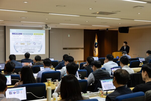 ▲‘2026년 LNG 생산기지 종합개선 워크숍’이 열리고 있다.