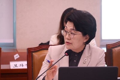 ▲ 국정감사에서 질의하는 권향엽 의원의 모습.