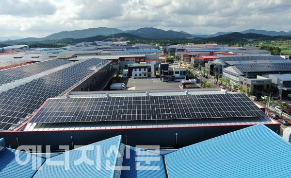 ▲산단태양광 전경(사진은 본 기사와 관련 없음).