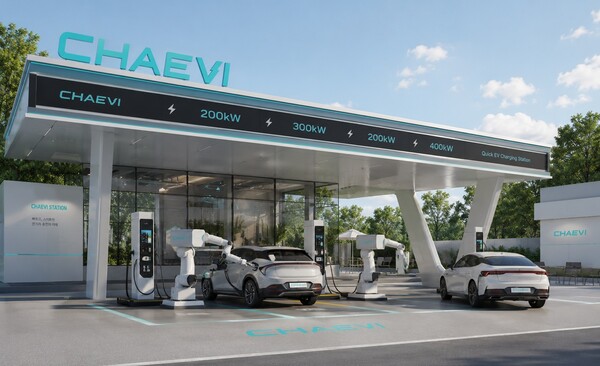 ▲ 채비 최첨단 EV 충전소 조감도.