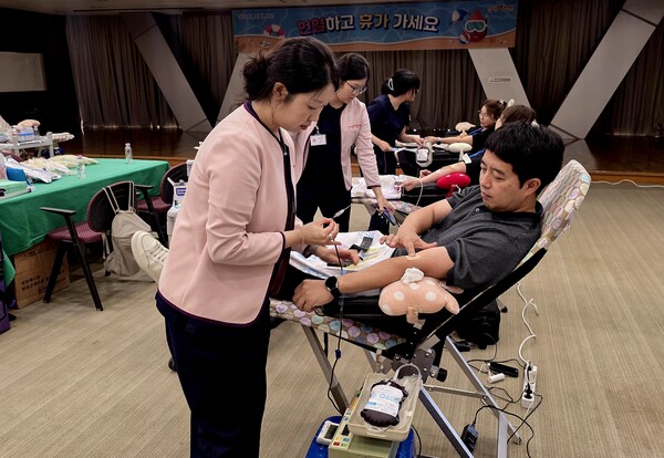 ▲ 코오롱그룹이 오는 31일까지 하계 헌혈 캠페인 '헌혈하고 휴가가세요'를 진행한다.