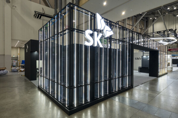 ▲ 2026 기후산업국제박람회(WCE) SK이노베이션 전시관 전경.