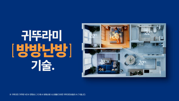 ▲ 귀뚜라미보일러 AI 광고 이미지.