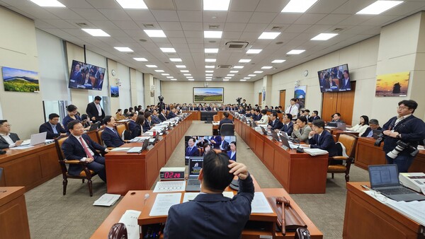 ▲19일 국회 기후환경노동위원회 에너지기관 국정감사가 진행됐다.