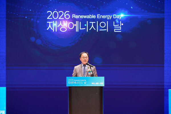 ▲최재관 에너지공단 이사장이 인사말을 하고 있다.